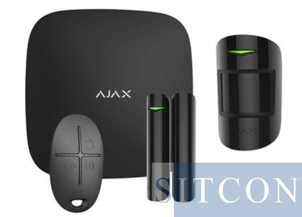 Ajax Hub 1 draadloos alarmsysteem Zwart SMART