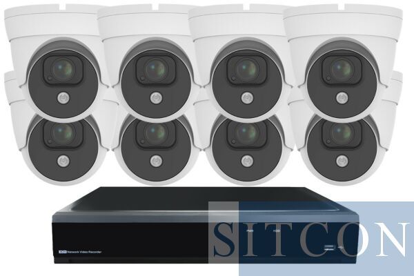 Dome beveiligingscamera set SMART 8