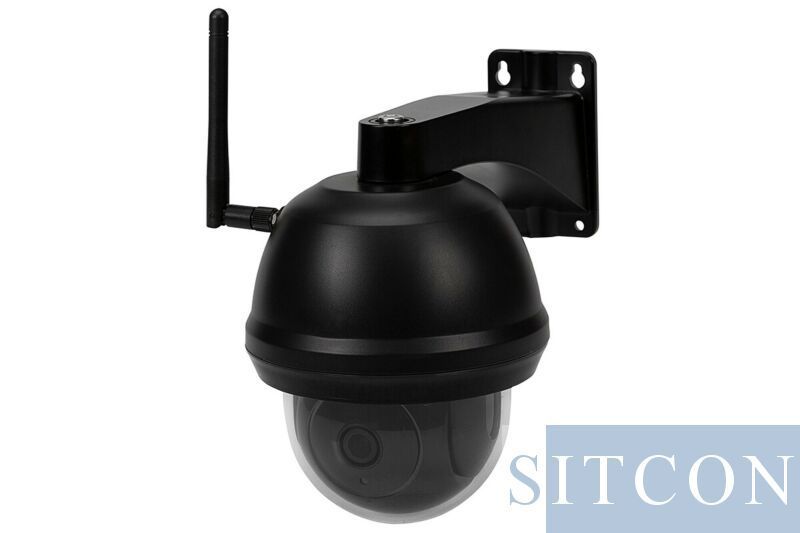 PTZ Wi-Fi IP beveiligingscamera Zwart SMART