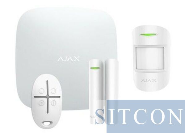 Ajax Hub 1 draadloos alarmsysteem Wit SMART