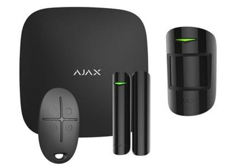 Ajax Hub 1 drahtloses Alarmsystem Schwarz SMART