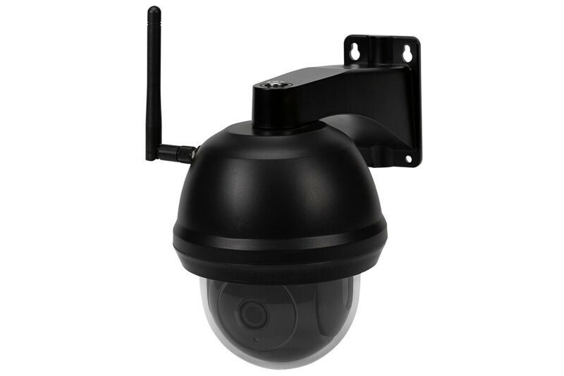 PTZ Wi-Fi IP beveiligingscamera Zwart SMART
