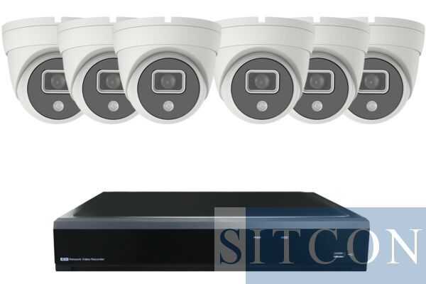 Dome mini security camera set SMART 6