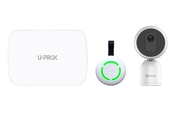 U-Prox Care kit with SOS button and camera White PRO