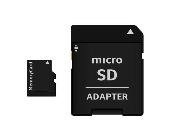 128 GB Micro-SD-Karte + Adapter | Videoausgabe