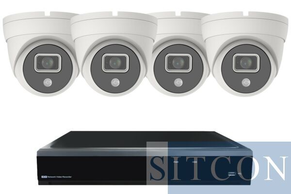 Draadloos mini dome camerasysteem SMART 4